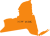 State Of New York Map Clip Art
